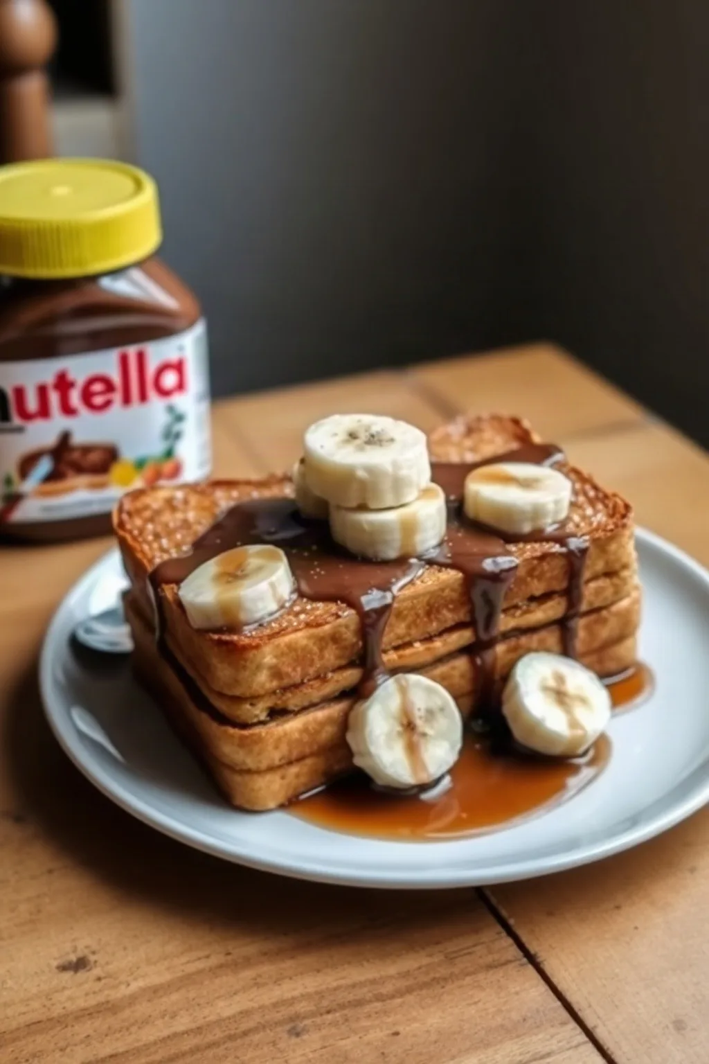 Banana and Nutella French Toast