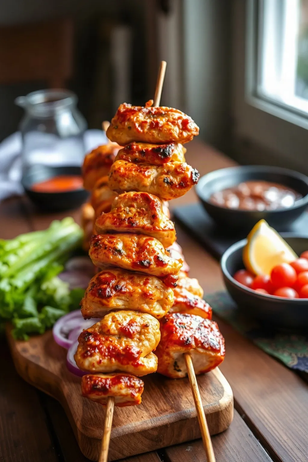Kebabs de Pollo Turcos Auténticos