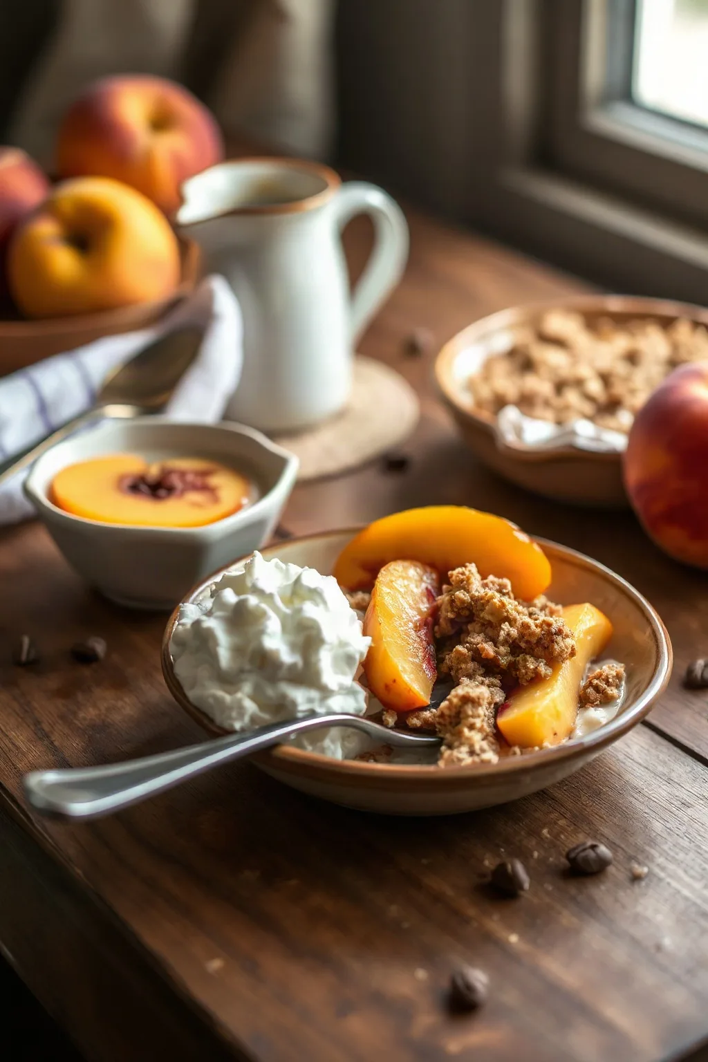 Juicy Peach Crisp