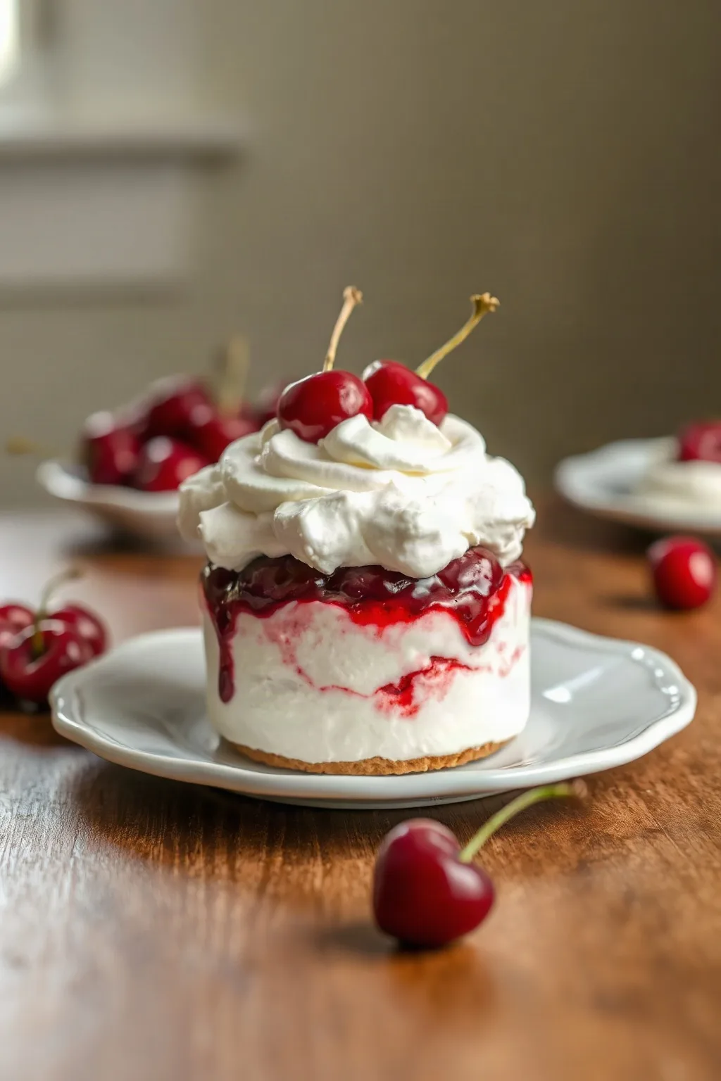 Classic Cherry Fluff Dessert