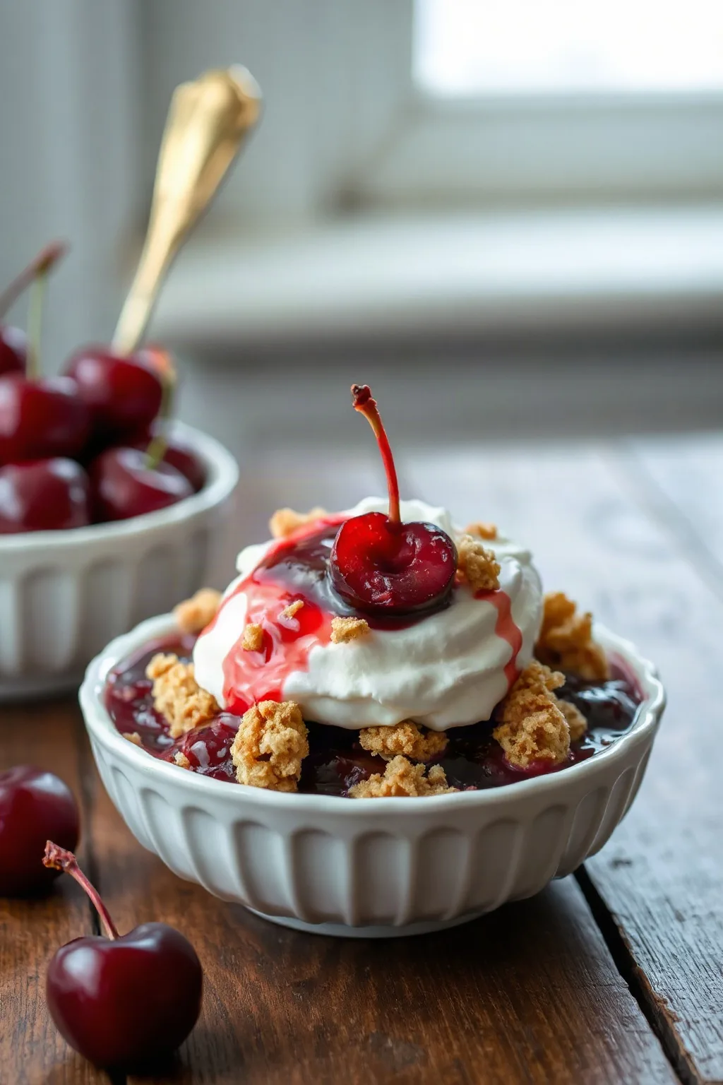 Delicious Cherry Crunch Dessert