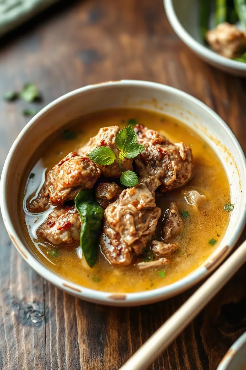 Chicken in Lemongrass Coconut Broth