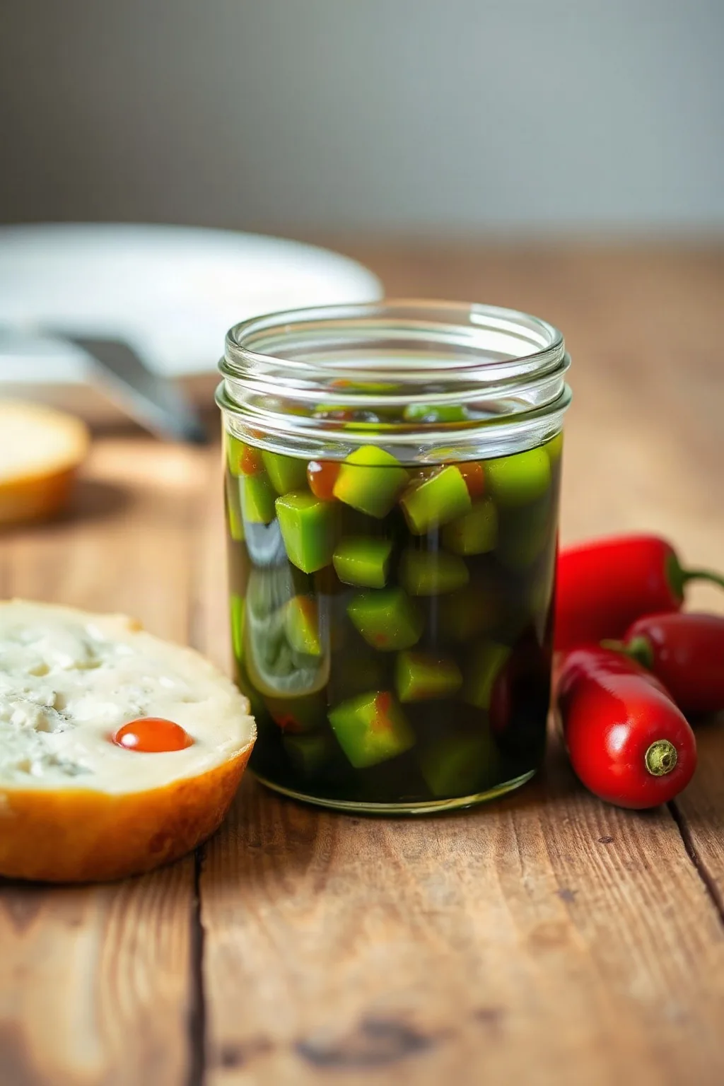 Red and Green Christmas Jalapeño Jelly