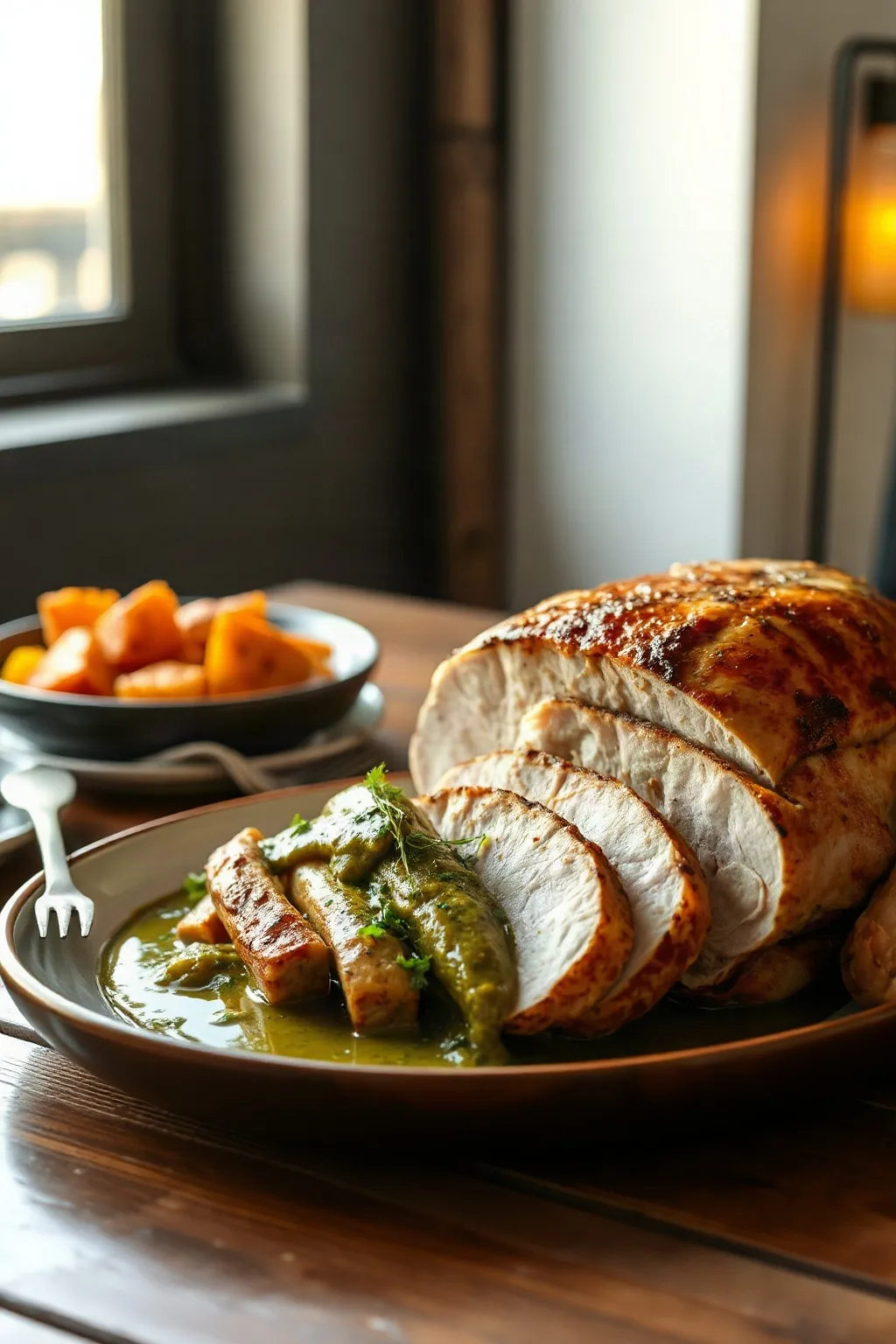 Pavo Peruano Asado con Ají Verde