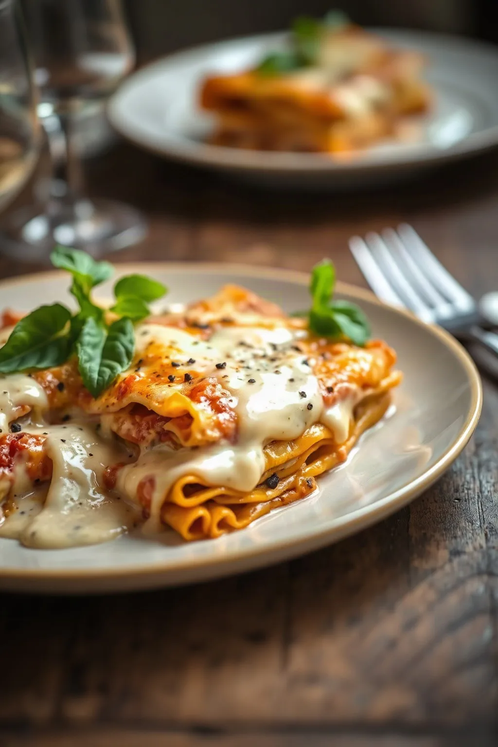 Creamy Chicken Lasagna