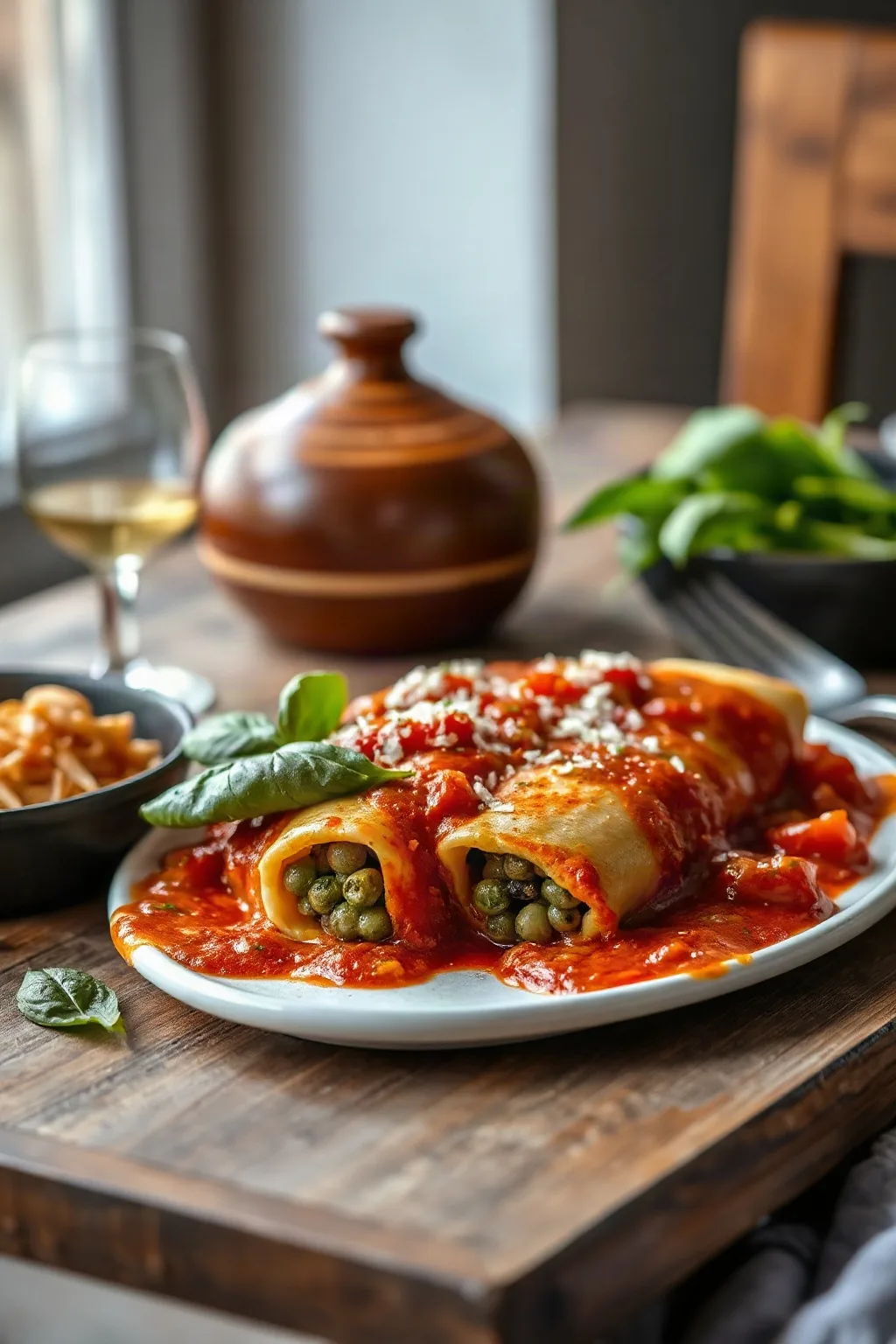 Canelones Rellenos de Verduras