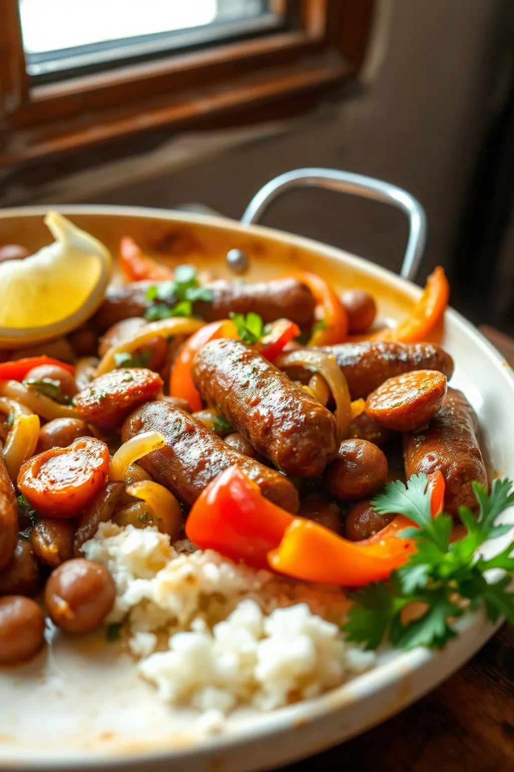Italian Sausage, Onions, and Peppers Skillet