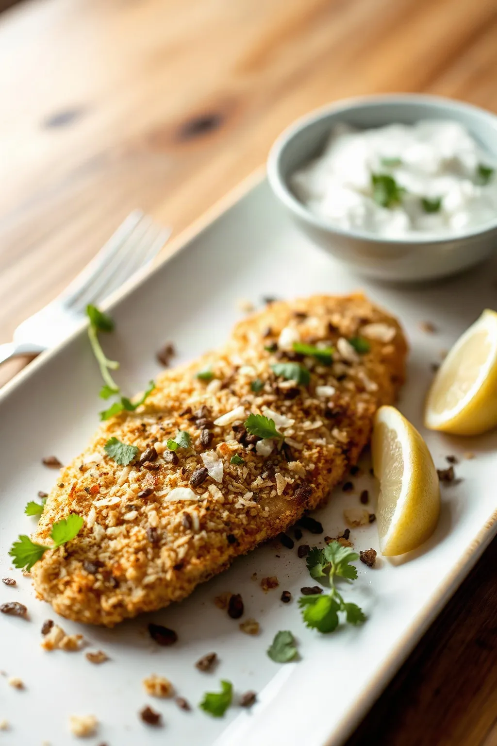 Coconut Crusted Tilapia - Paleo Delight