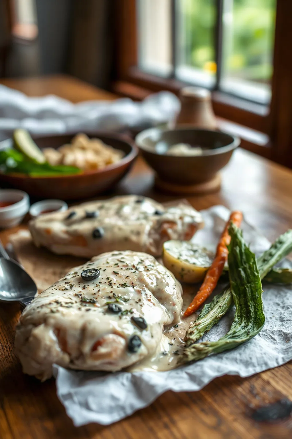 Creamy Chicken Breasts with Herbs