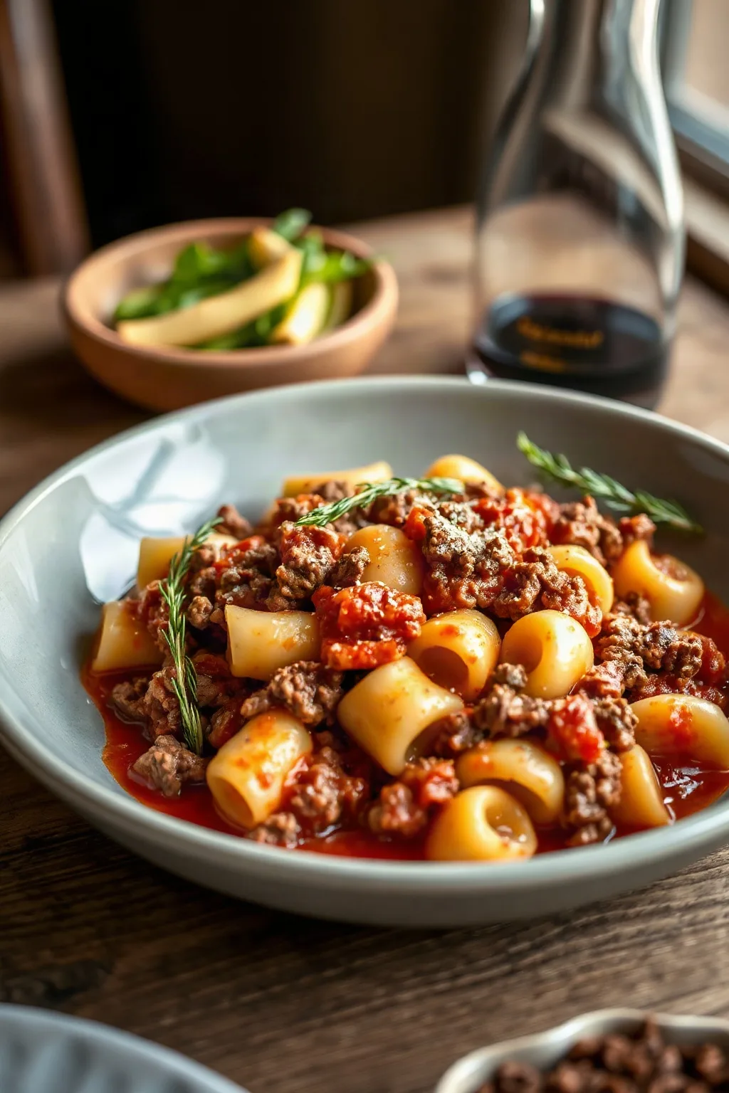 Ñoquis a la Vodka con Carne Molida