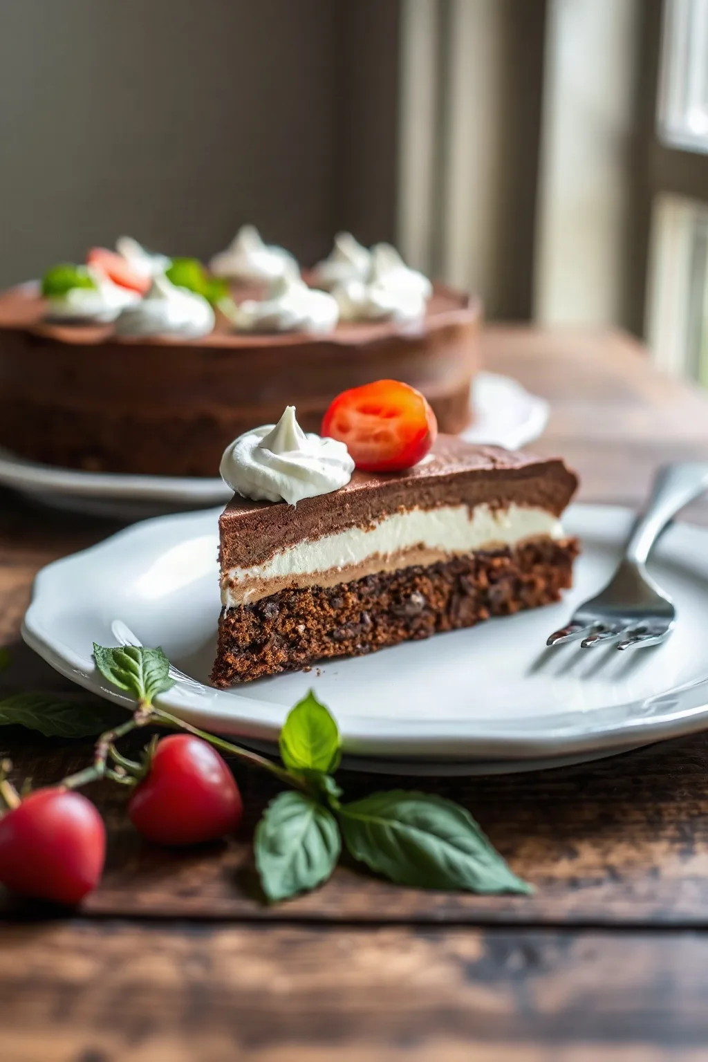 Italian Flourless Chocolate Torta Caprese
