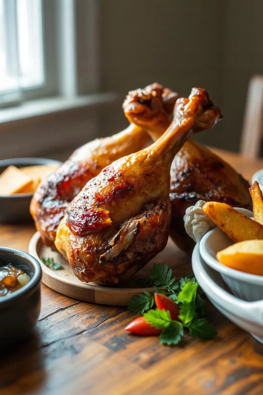 Piernas de Pavo Asadas Perfectas