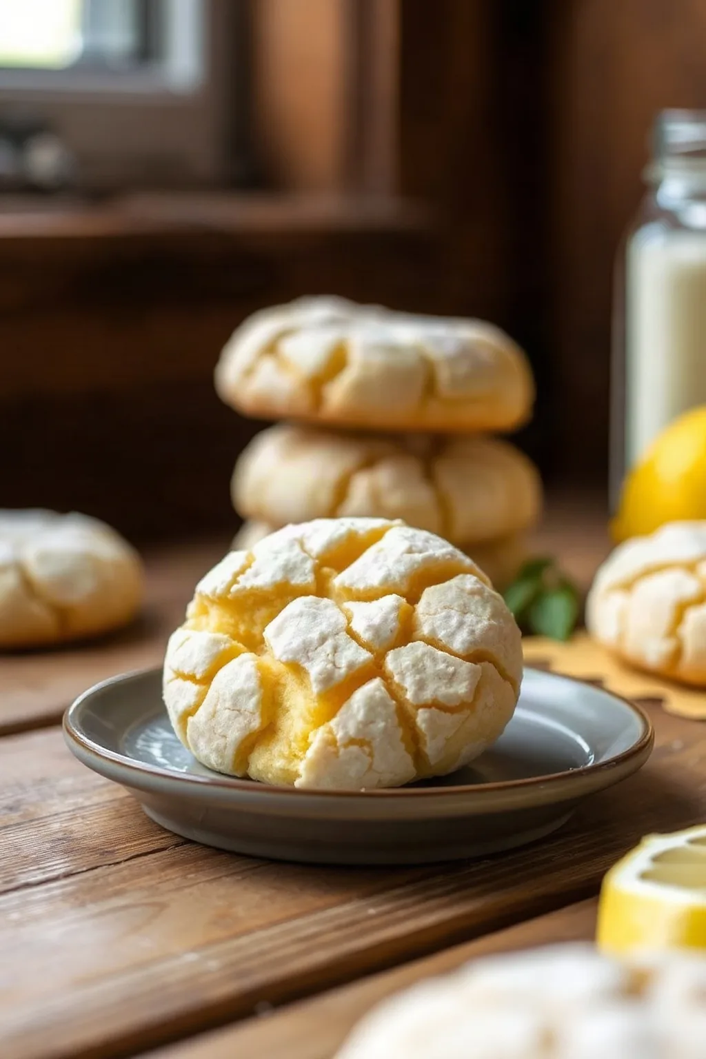 Delightful Lemon Crinkle Cookies