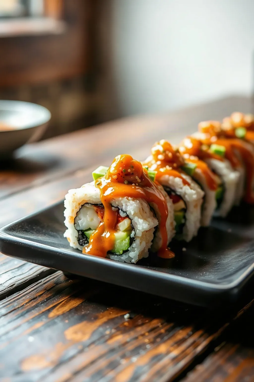 Sushi Dragon Roll Casero