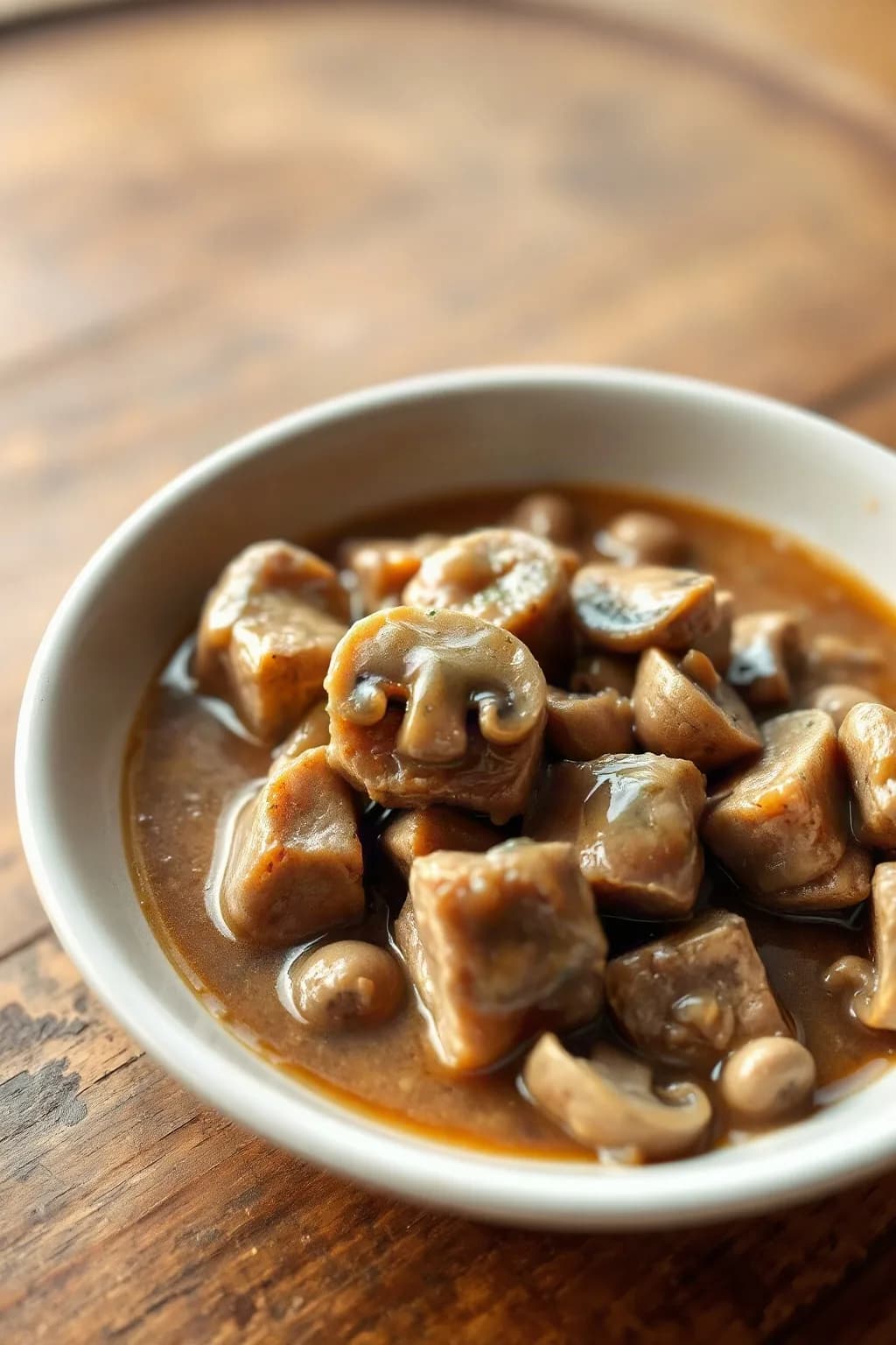 Classic Cubed Steak with Mushroom Gravy