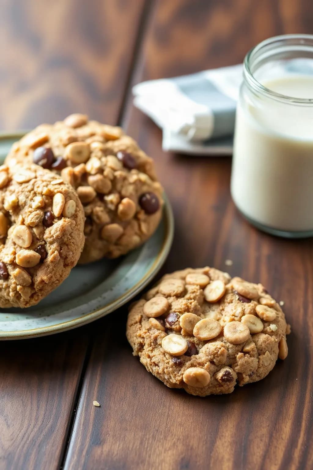 Galletas de Plátano y Avena Saludables