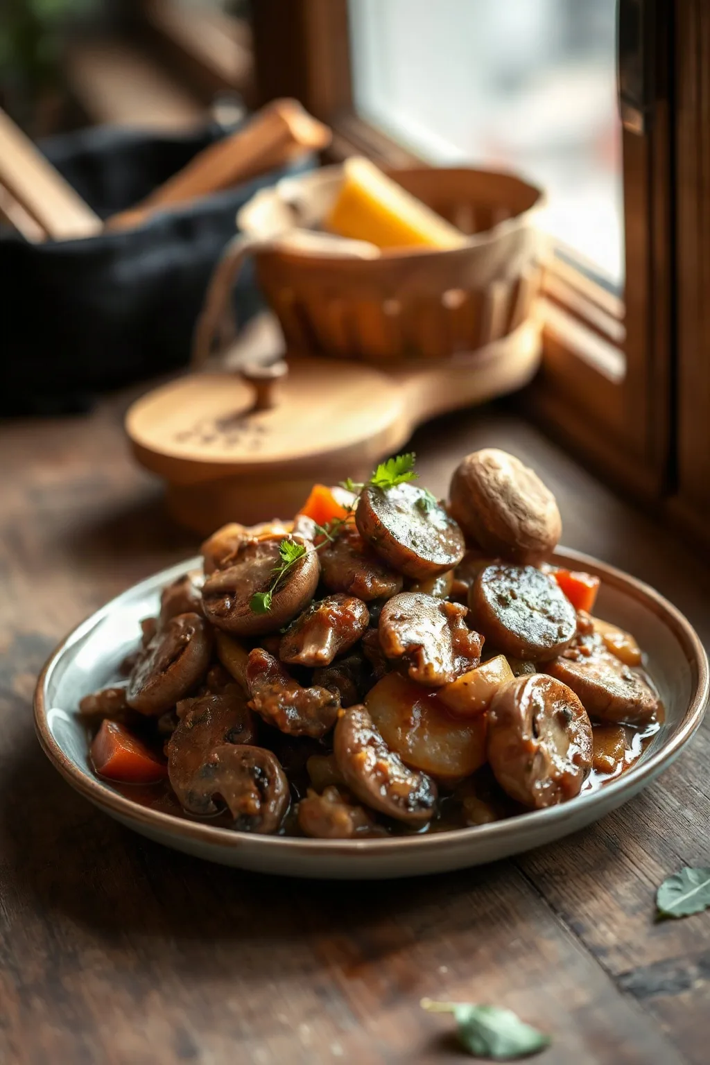 Bourguignon Végétarien Réconfortant