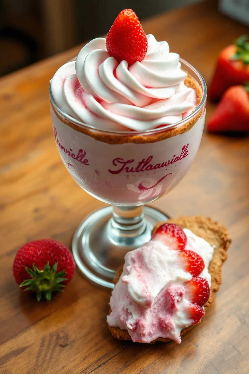 Strawberry Frozen Pie Delight