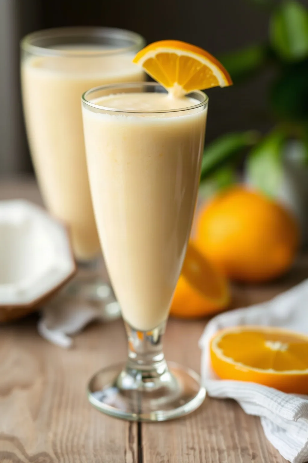 Batido Cremoso de Naranja y Coco