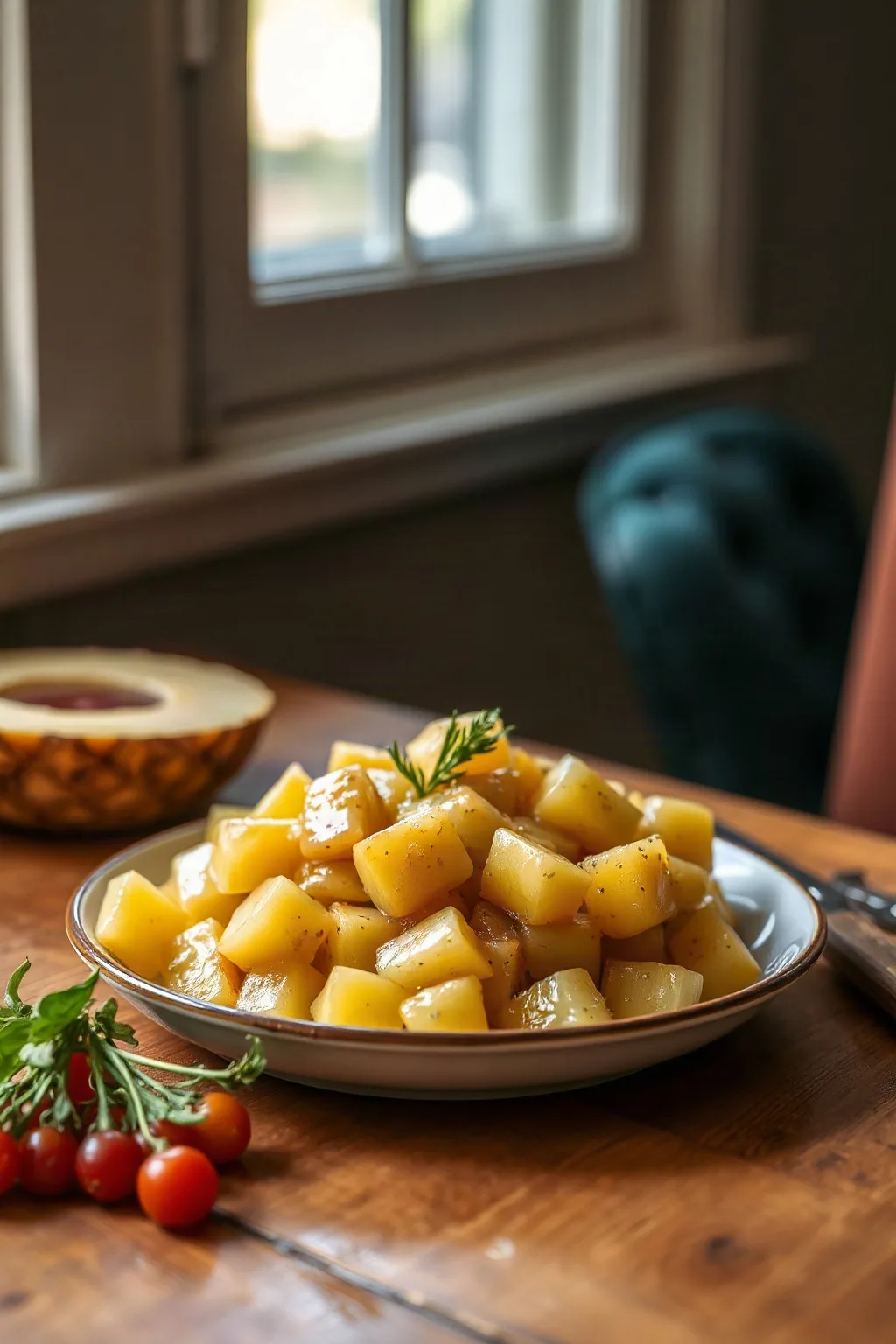 Sauce tropicale à l'ananas et aux raisins