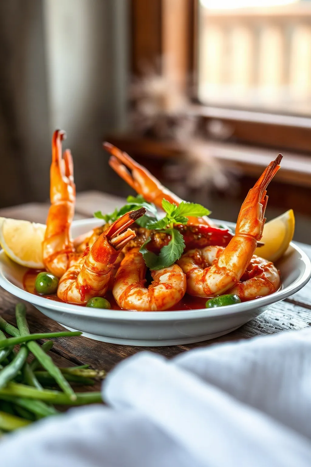 Camarones Pil Pil al Estilo Chileno