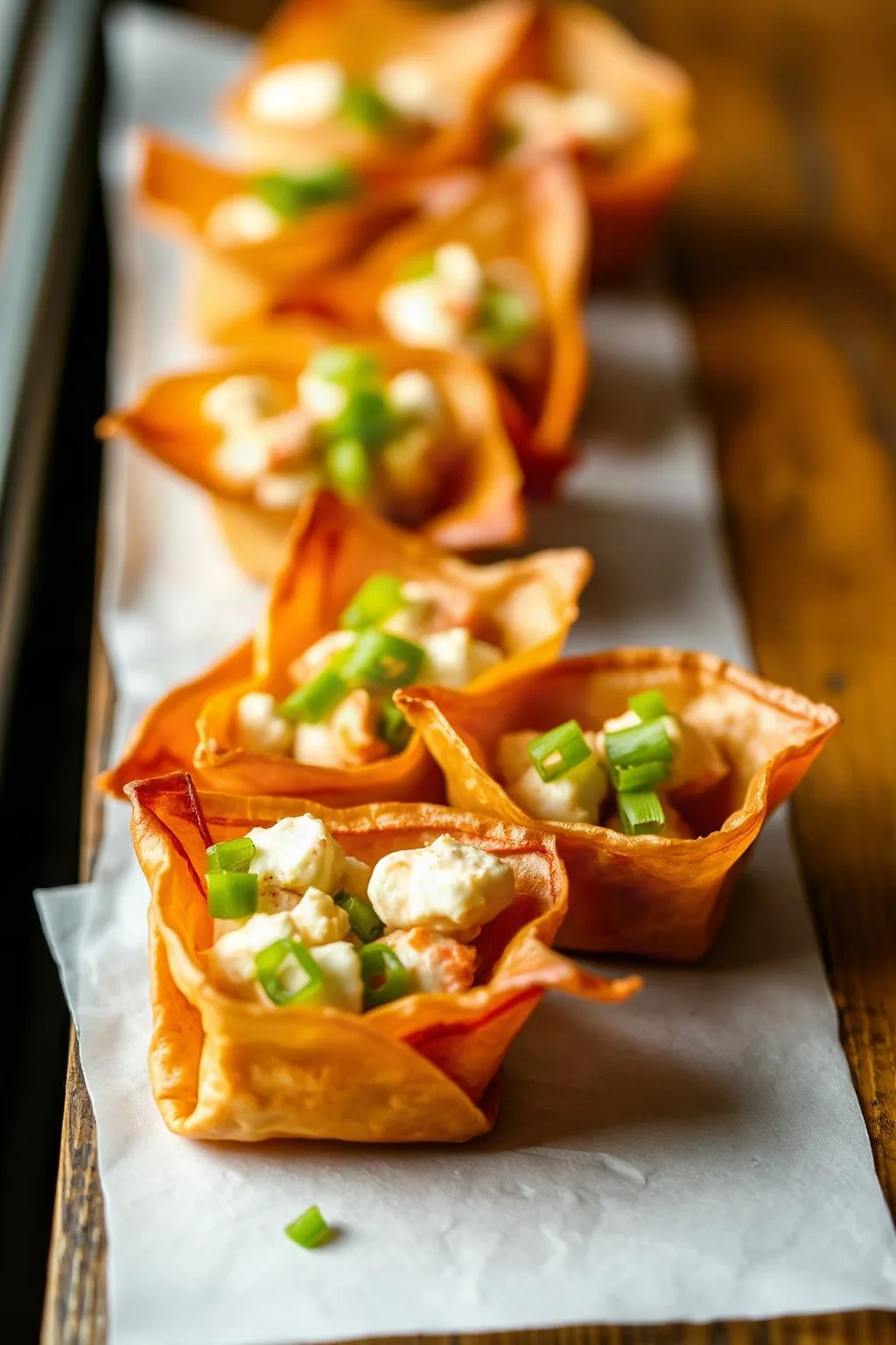 Crispy Won Ton Wrapper Appetizers