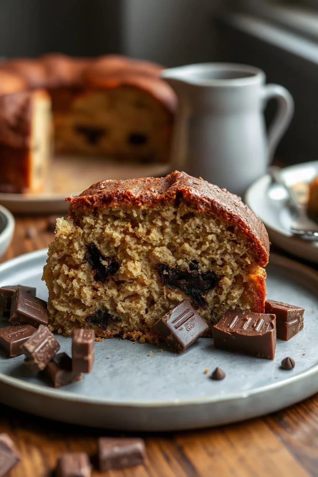 Pastel de Cappuccino con Chocolate Amargo