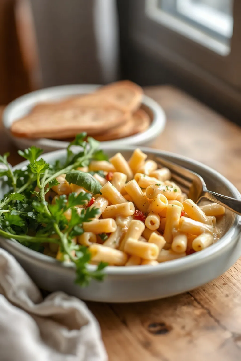 Macarrones Veganos Sin Queso