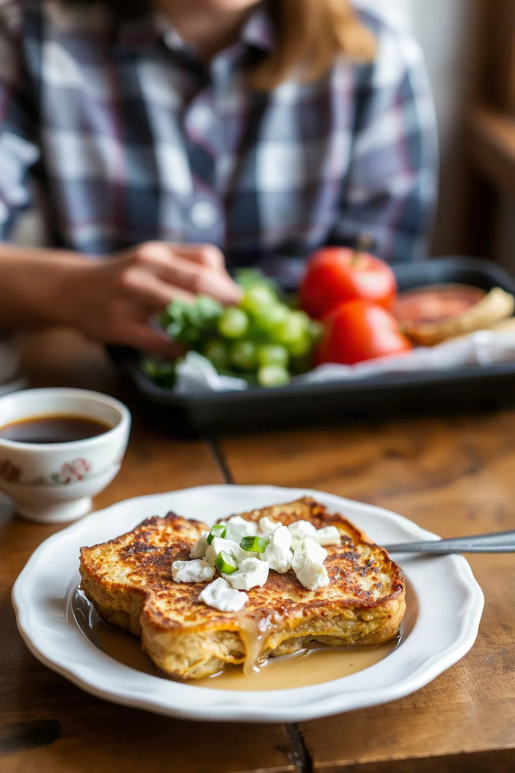 Tofu Frito Sin Gluten al Estilo French Toast