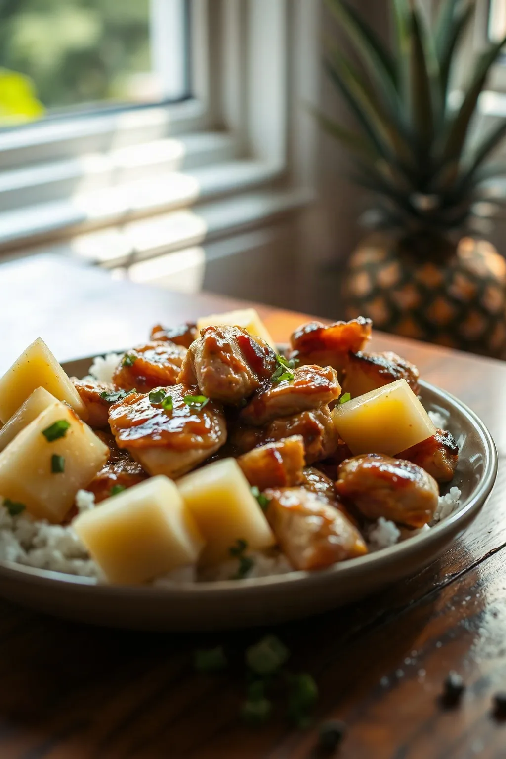 Pollo Hawaiano con Piña