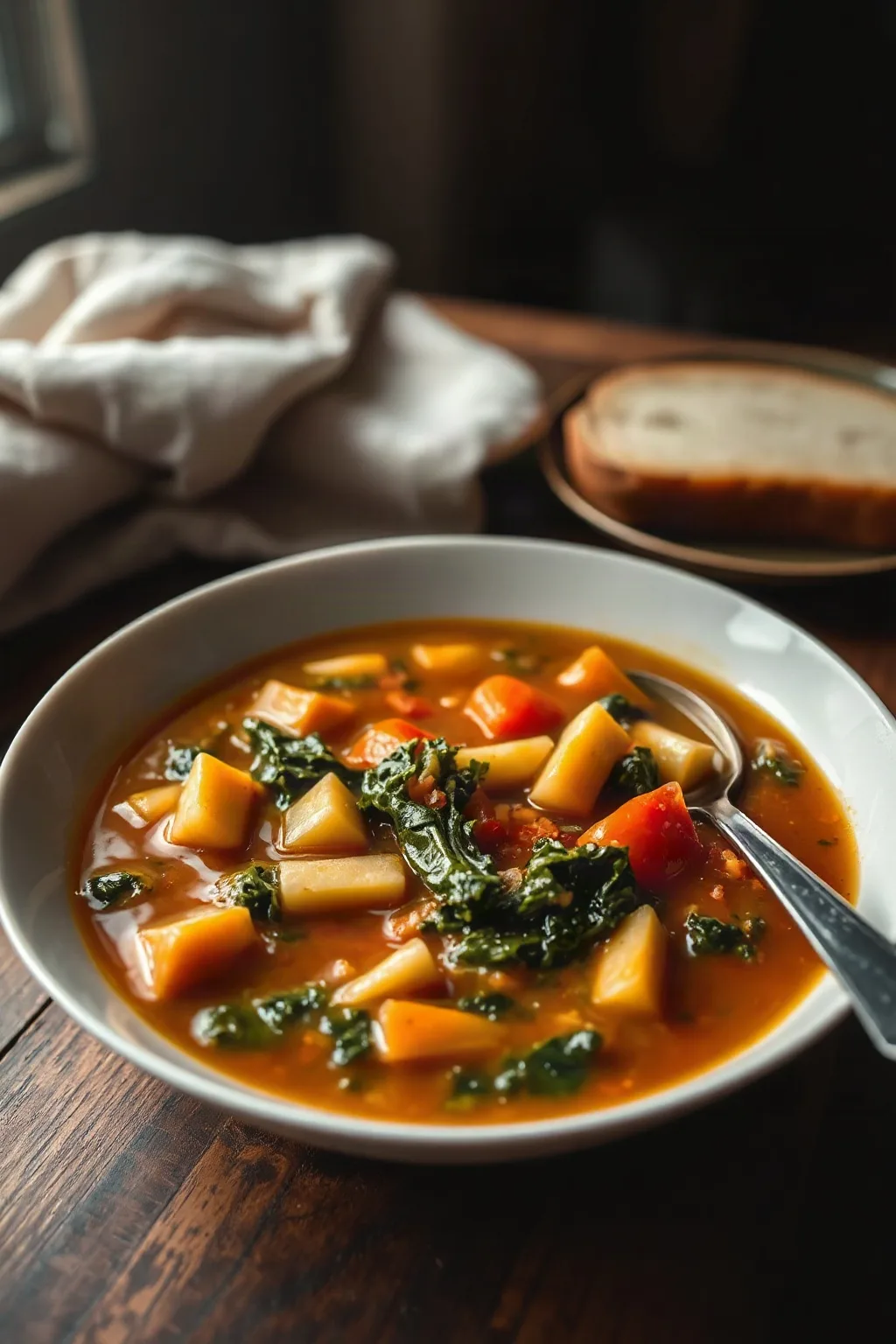 Sopa Vegetariana de Kale