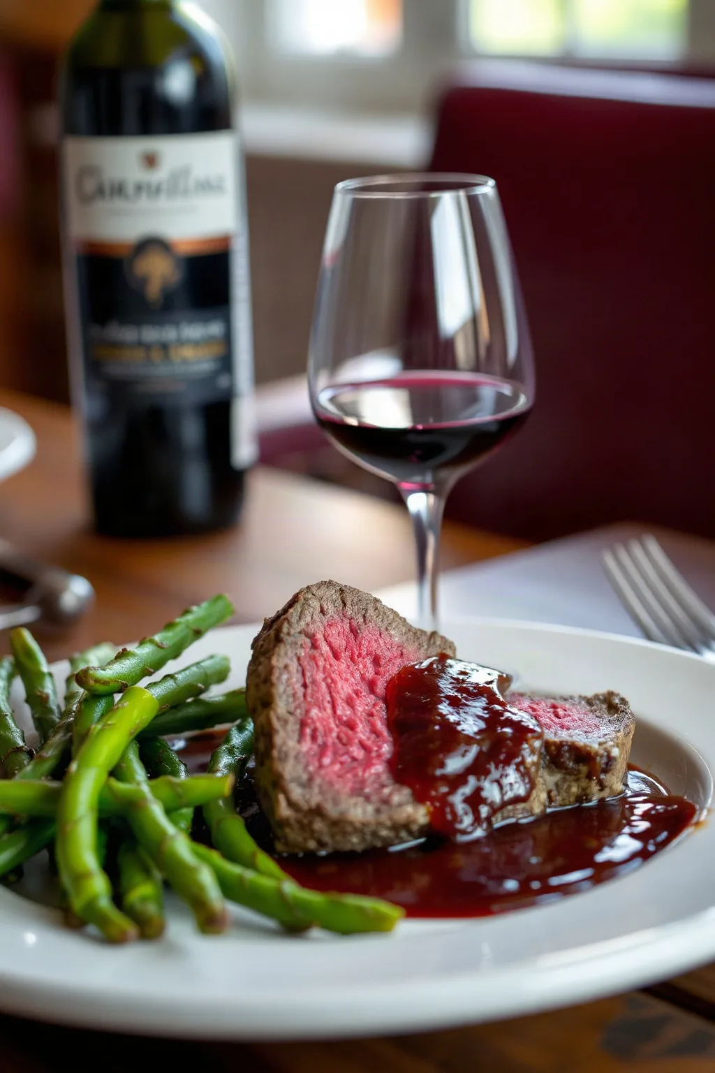 Chateaubriand Clásico con Salsa de Vino Tinto