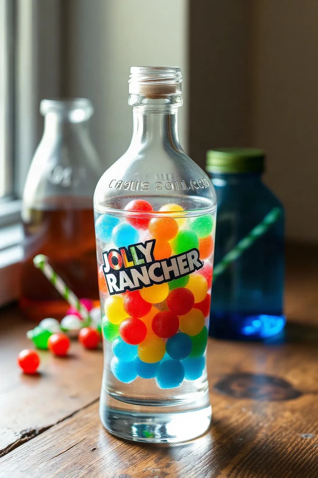 Vodka Infusionada con Jolly Rancher