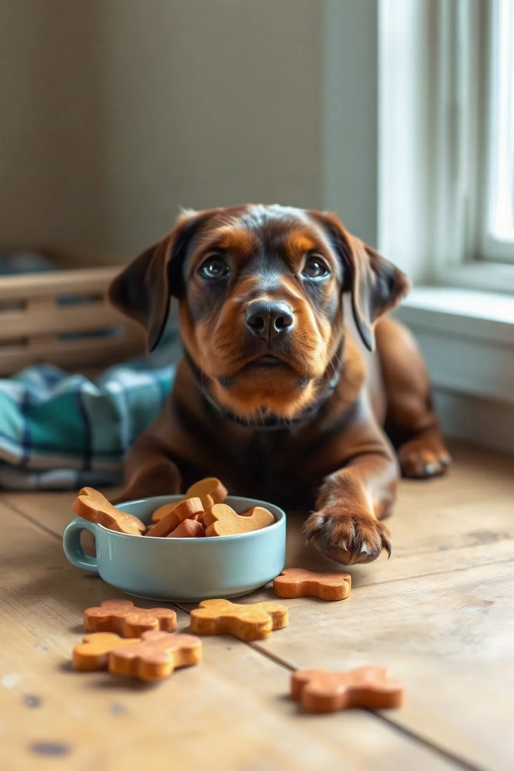 Galletas de Camote para Perros Súper Simples