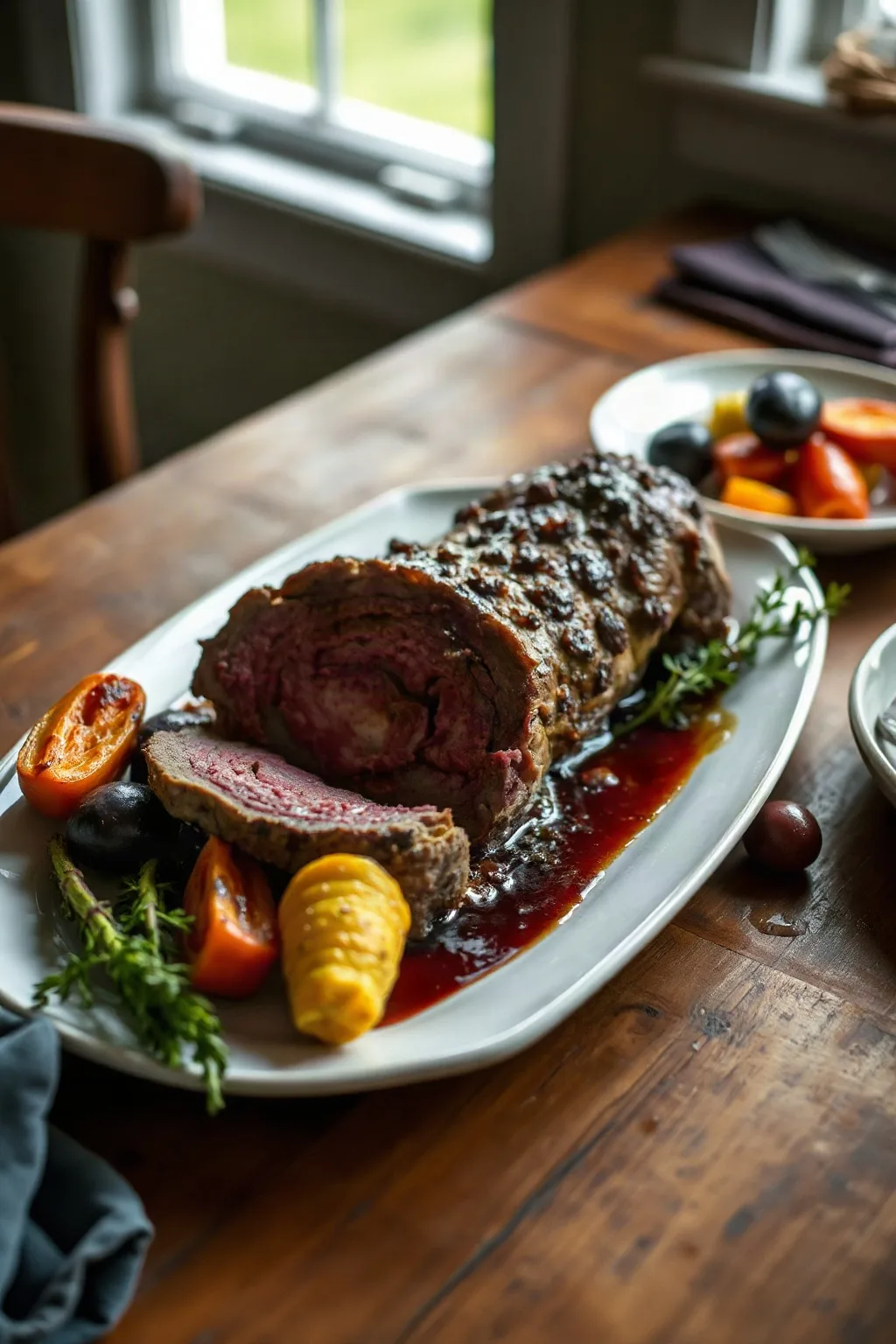 Venison Roast with Autumn Vegetables