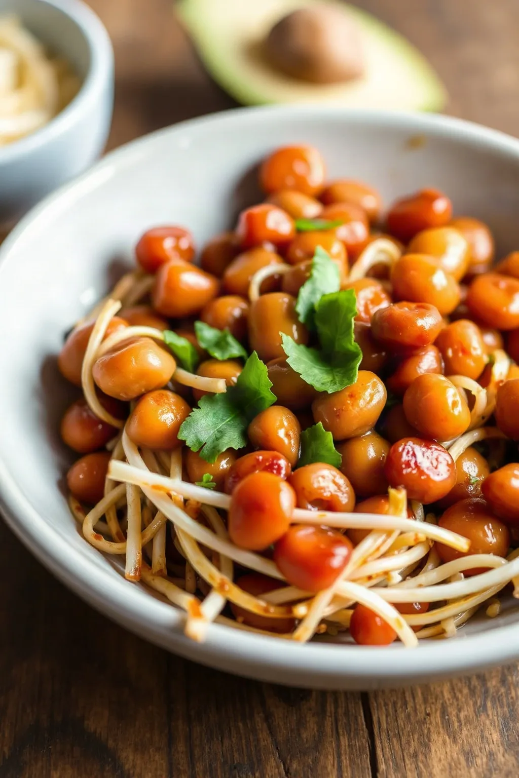Quick Marinated Sprouted Beans