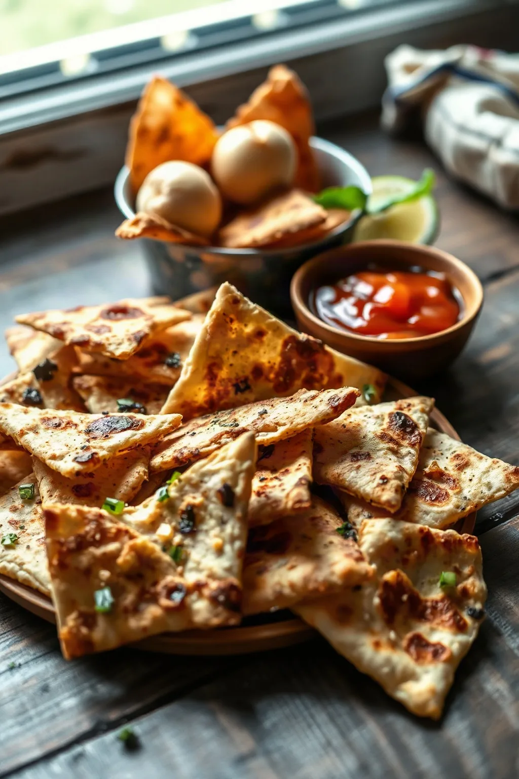 Chips de Pita Caseros