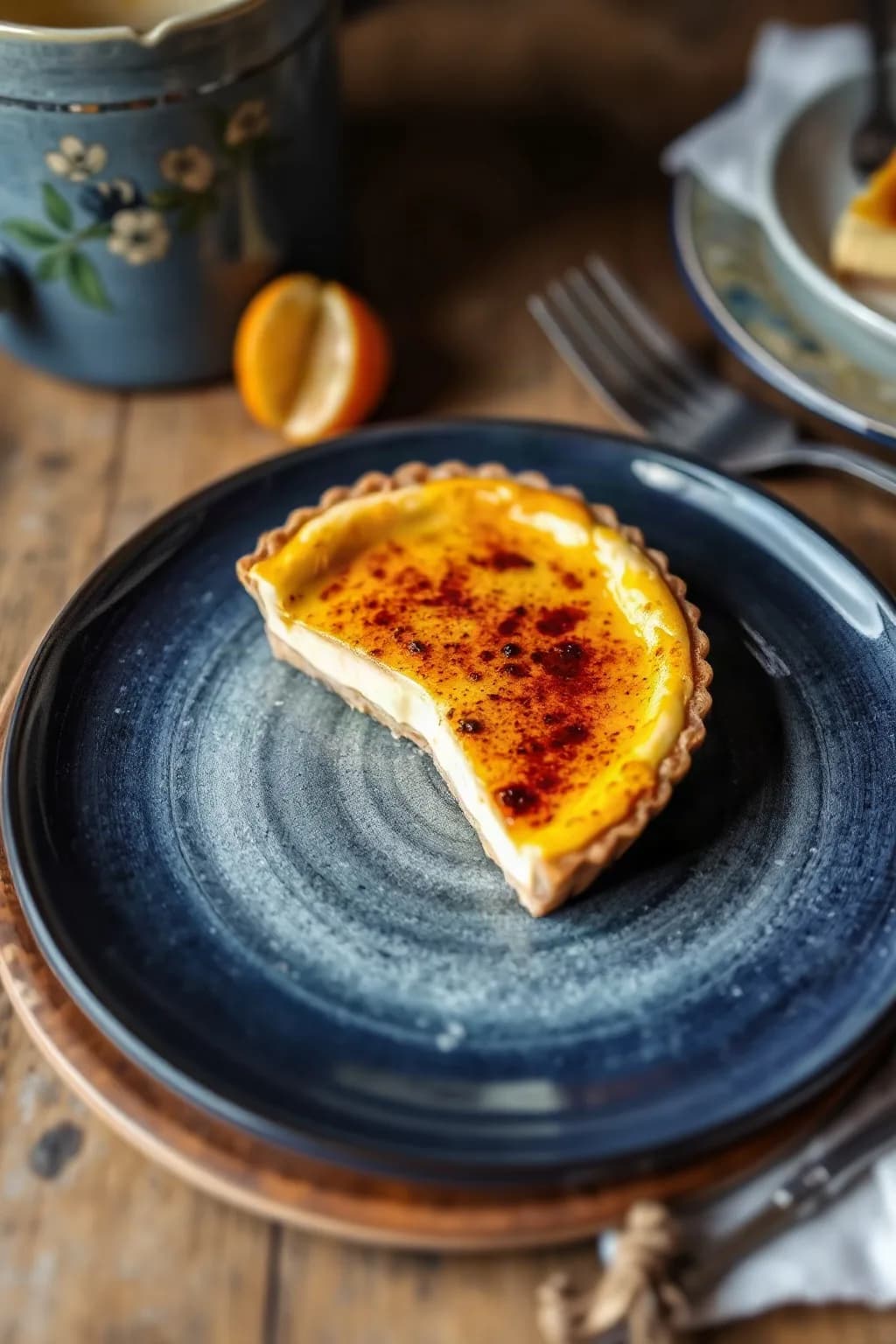 Delicious Crème Brûlée Tart