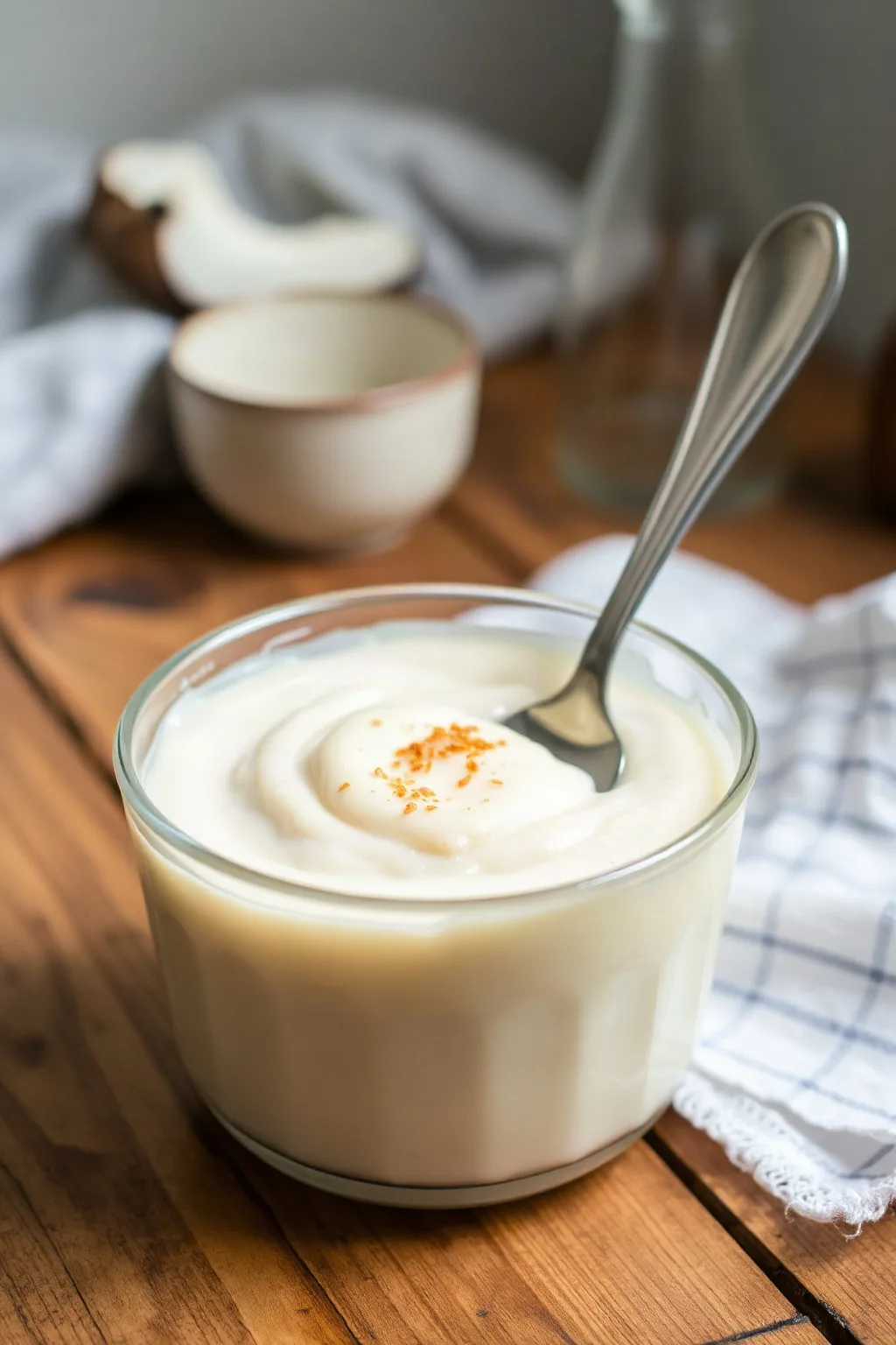 Coconut and Oat Milk Rice Pudding