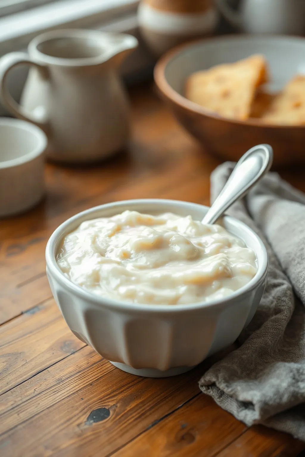 Creamy Eggless Rice Pudding