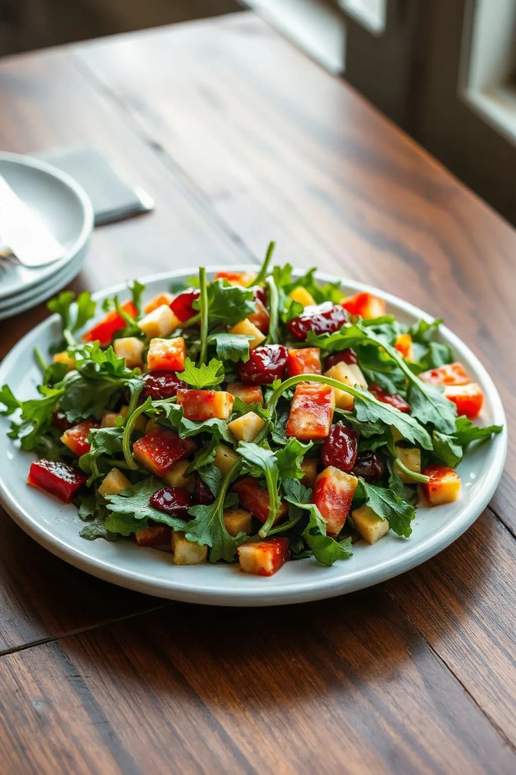Arugula Salad with Jalapeño Vinaigrette