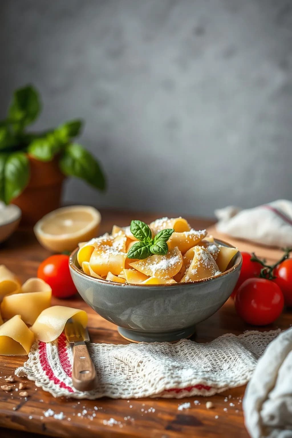 Homemade Pasta Dough with Two Ingredients