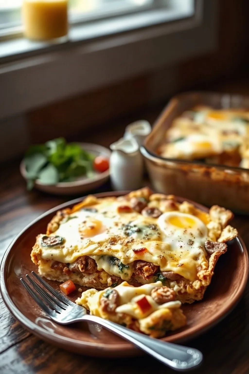 Strata de Desayuno para Compartir