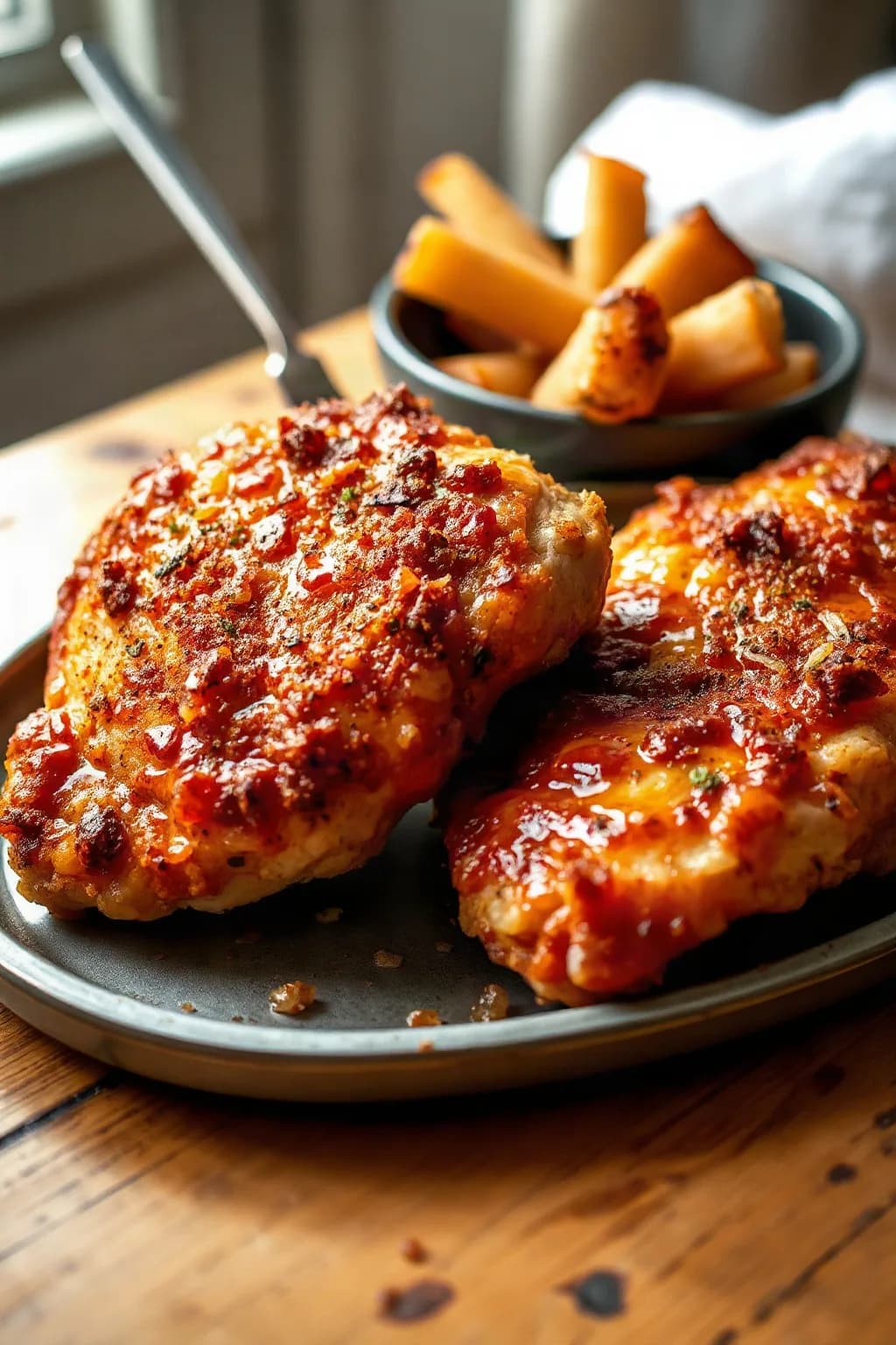 Crispy Oven-Baked Chicken Thighs