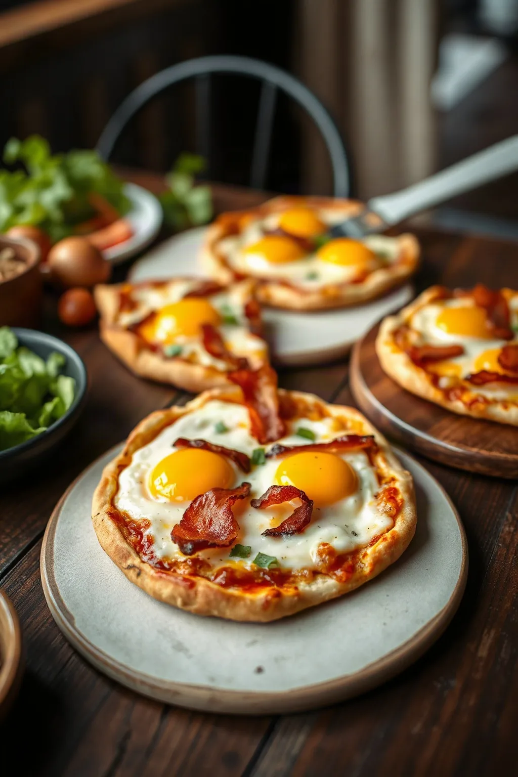 Breakfast Pizzas