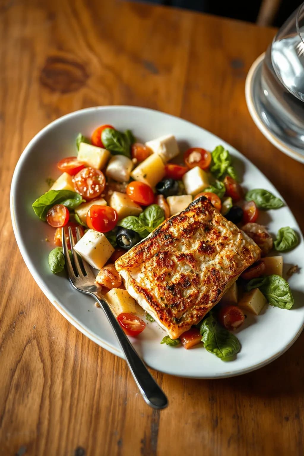 Panzanella Salad and Sheet Pan Rockfish