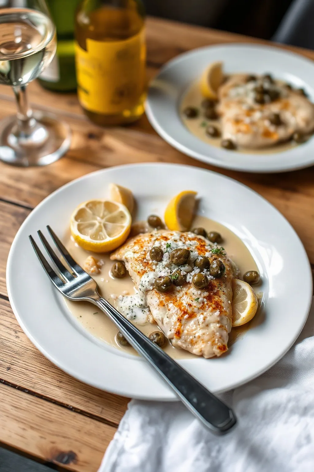 Classic Chicken Piccata with Lemon Caper Sauce