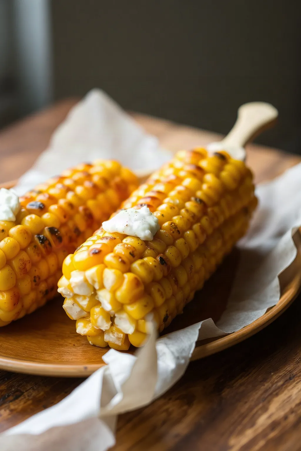 Smoked Corn on the Cob with Compound Butter