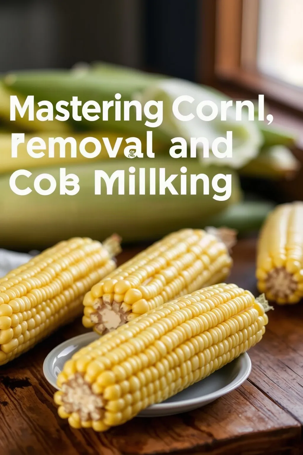 Mastering Corn Kernel Removal and Cob Milking