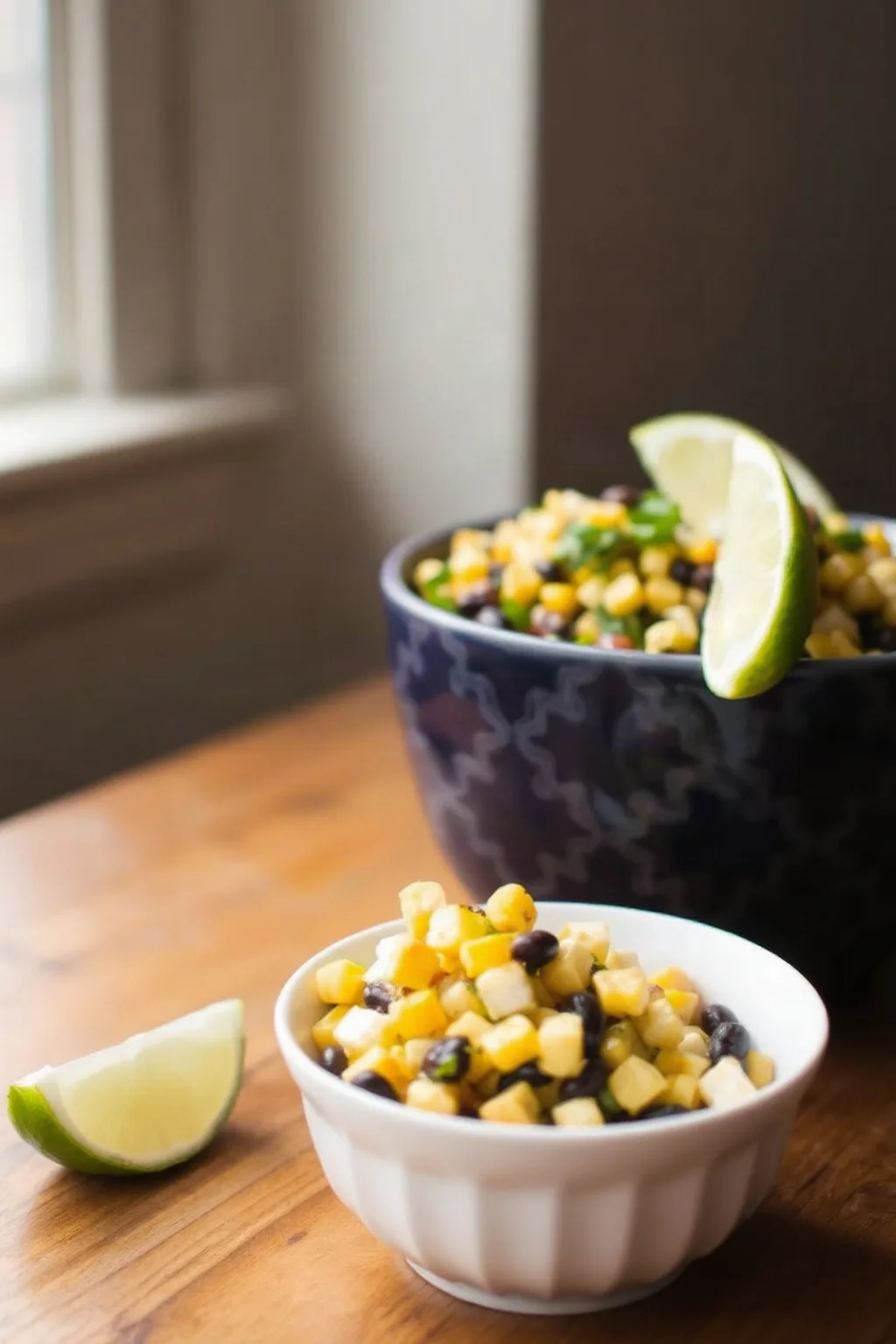 Corn and Black Bean Salad with Lime-Cumin Dressing